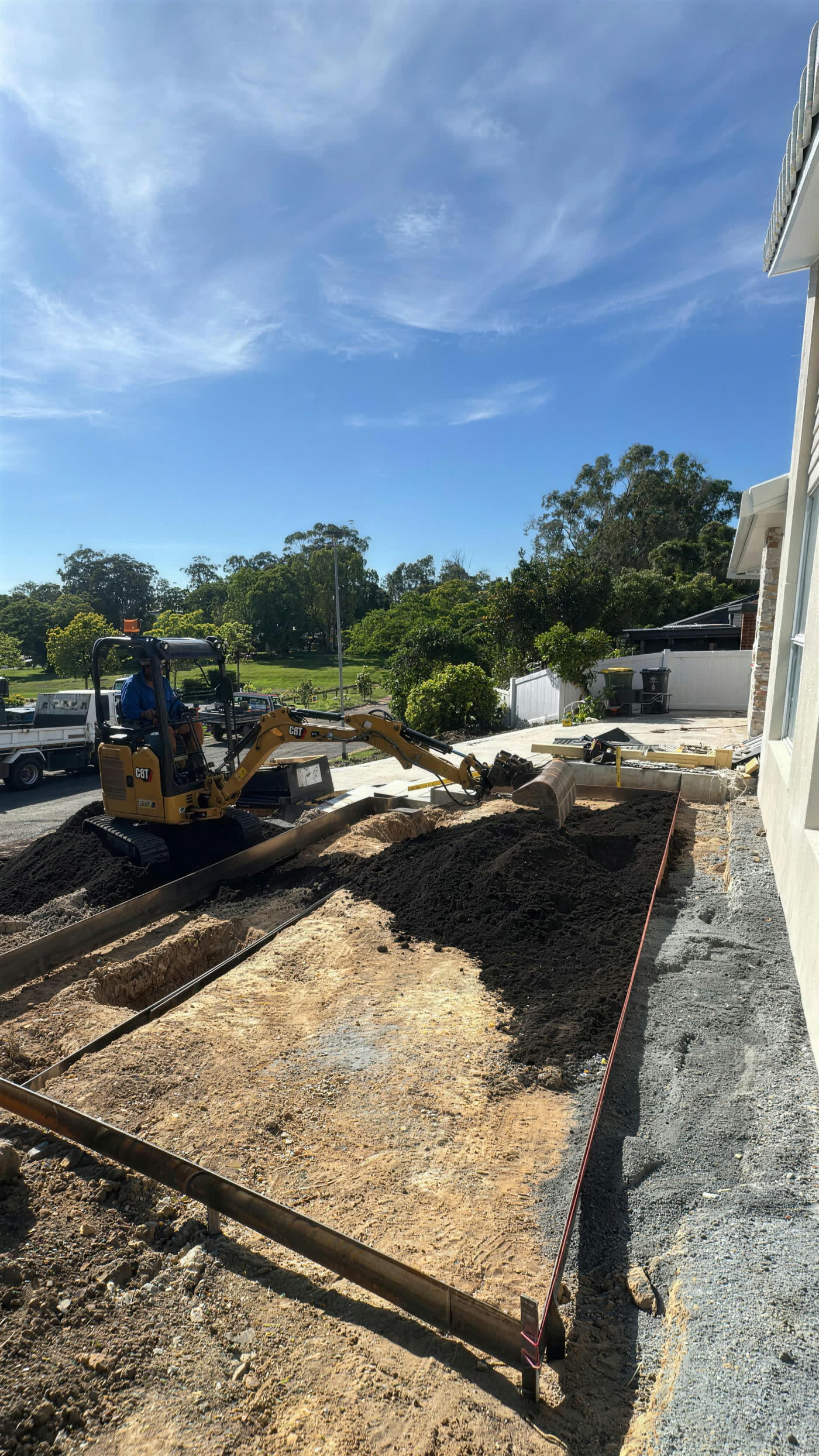 Excavation underway at Robina