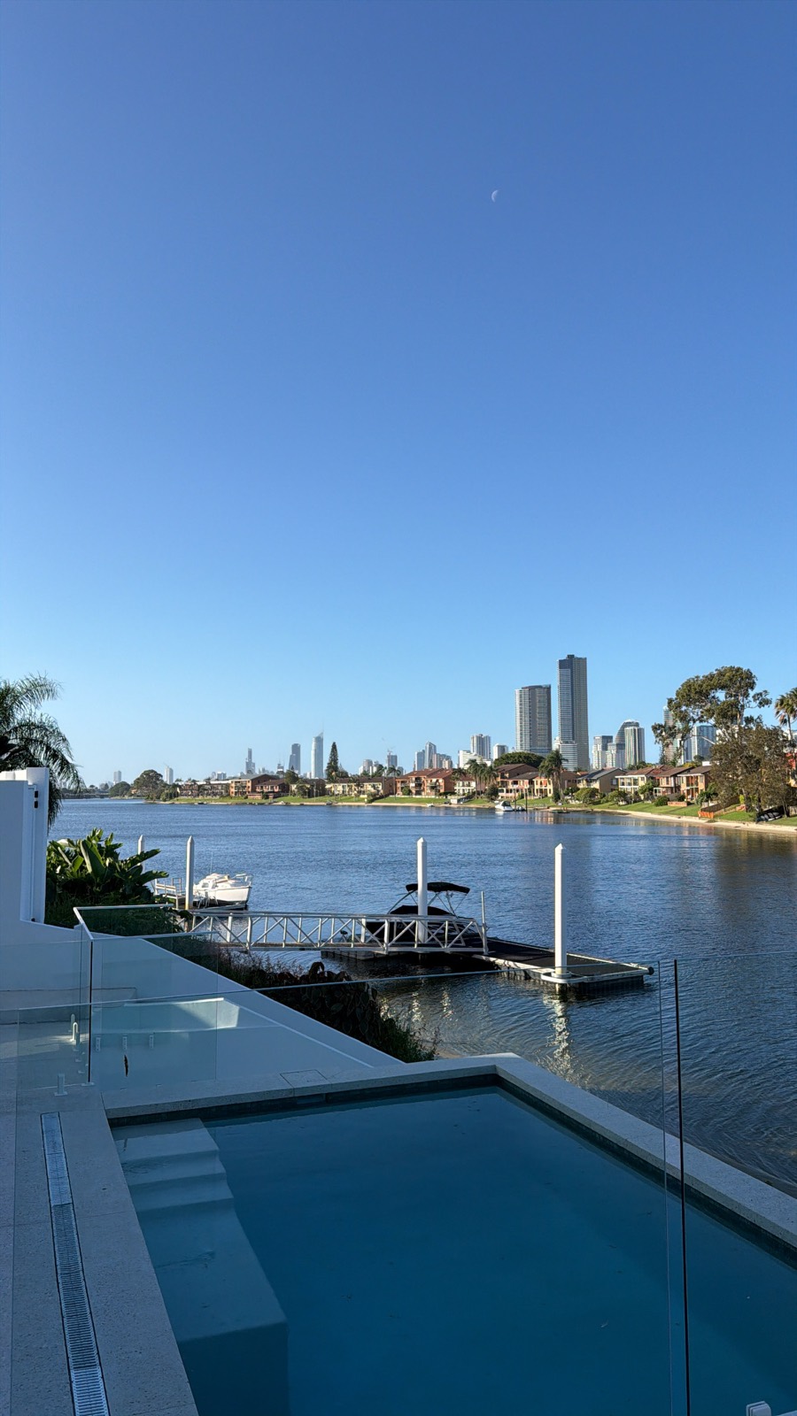 Canal-front property kept at presentation standard